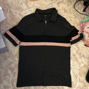 Stylish Black and Pink Polo Shirt